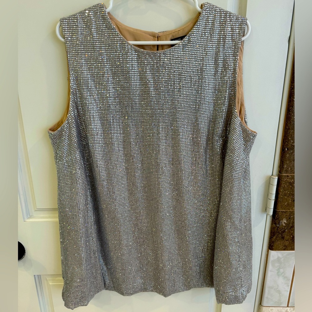 Dolce & Gabbana crystal tank selling for $6995 in current season! Sz 52!